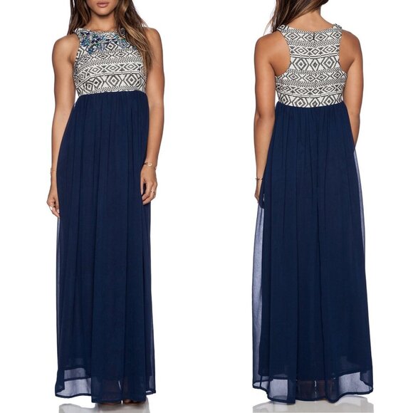 NWOT Tularosa Montera Embellished Maxi Dress Sz. M - Picture 1 of 4